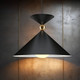 Pendant Light Black Metal With Gold Decorative Ball 35cm E27 40W Pendant Light Black Metal With Gold Decorative Ball 35cm E27 40W